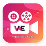 video audio editor android application logo